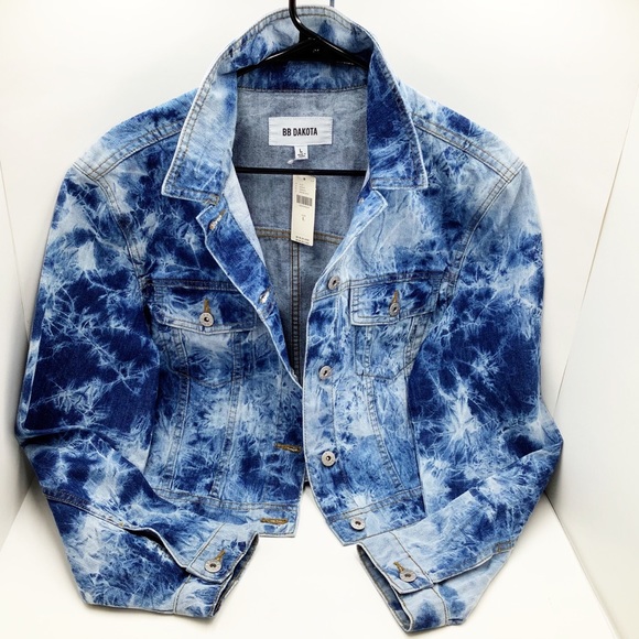 🆕{BB Dakota} Kane Light Acid Wash Denim Jacket - Picture 16 of 16